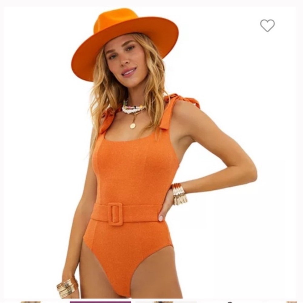 NWT Beach Riot Orange One Piece Swimsuit